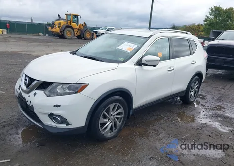 2014 Nissan Rogue Sl из США, поврежденный, VIN 5N1AT2MT9EC793151
